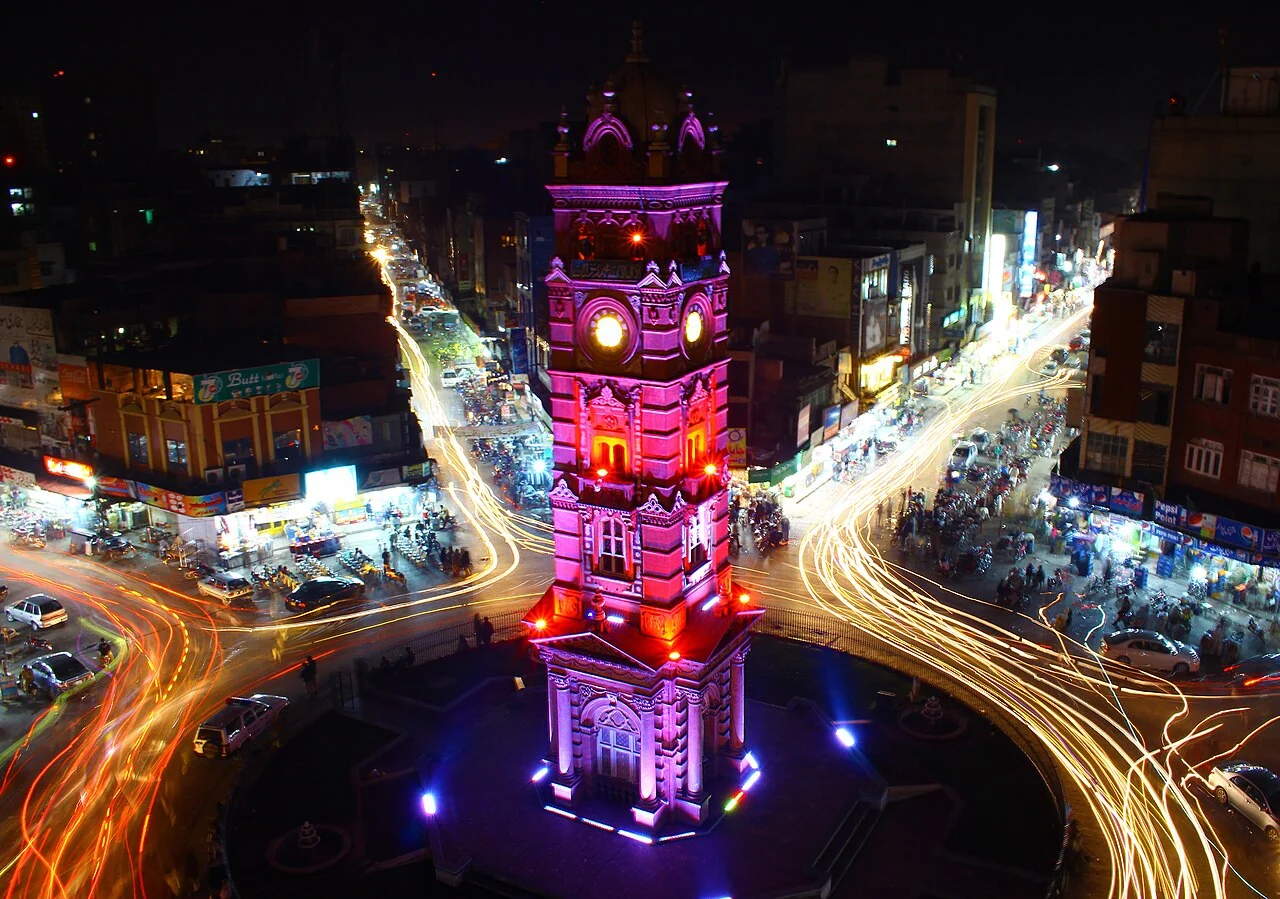 Faisalabad Clock Tower Ghanta Ghar Pakistan