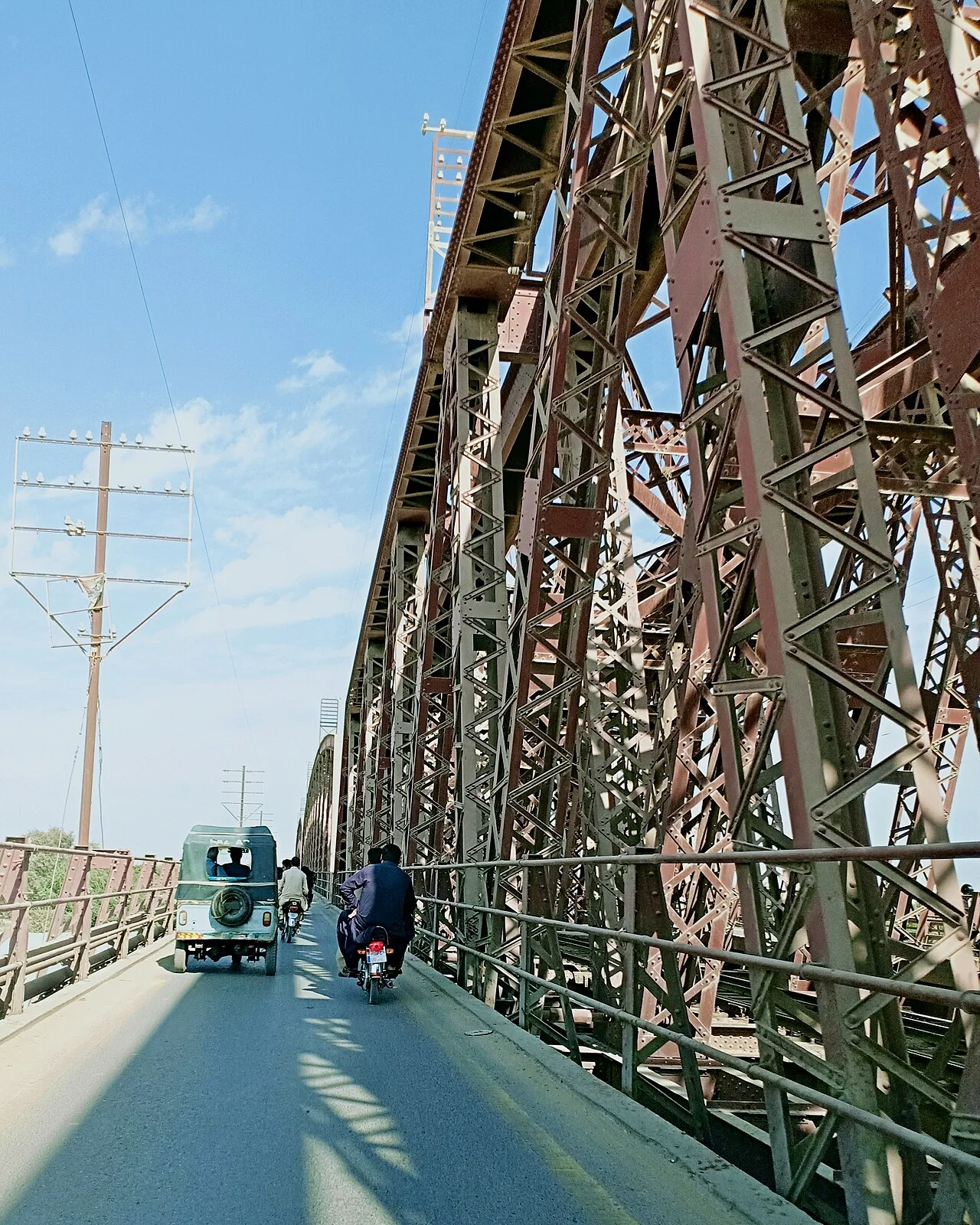 Hyderabad Kotri Bridge Indus River Sindh Pakistan