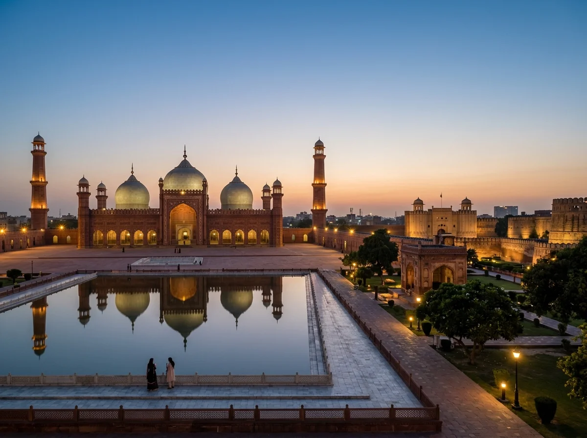 Lahore Badshahi Mosque Mughal Heritage Pakistan