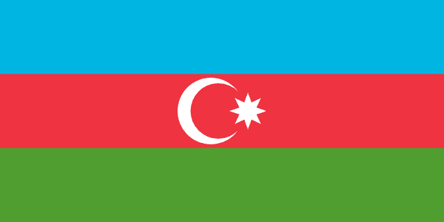 National Flag of Azerbaijan